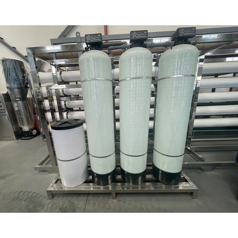 1000 L / H máquina de filtración de agua para el pozo de agua arena filtro de carbono purificador industrial