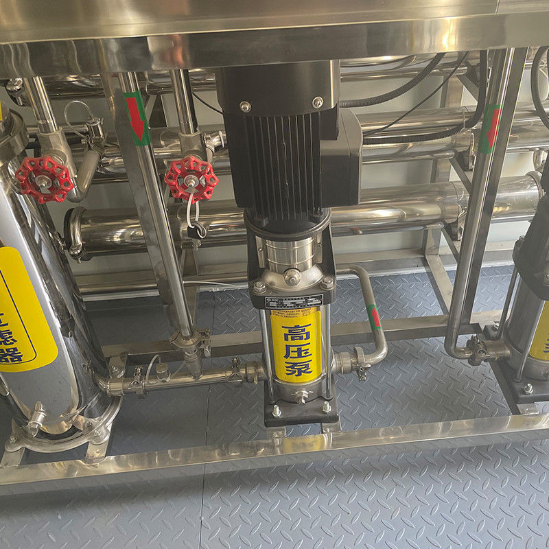 Casilla de madera 0.5T RO Filtro de ósmosis inversa Componentes centrales de la bomba de la planta de tratamiento de agua