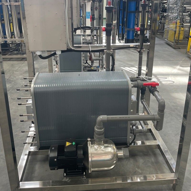 Productividad de 2L / hora Sistema EDI para una purificación rápida y eficaz del agua