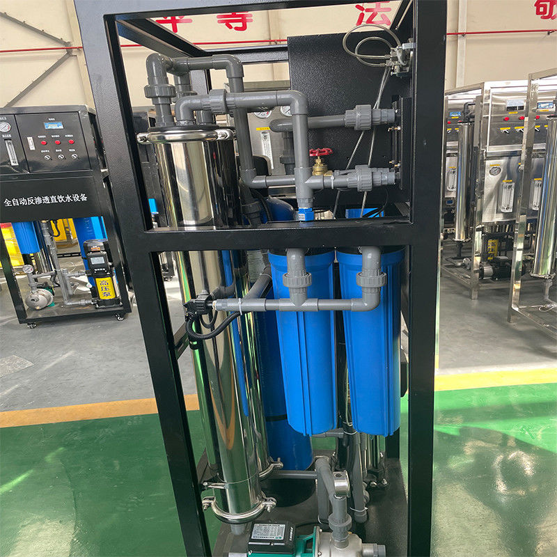 0.5T Equipo de tratamiento de agua por ósmosis inversa de acero inoxidable para oficinas y escuelas