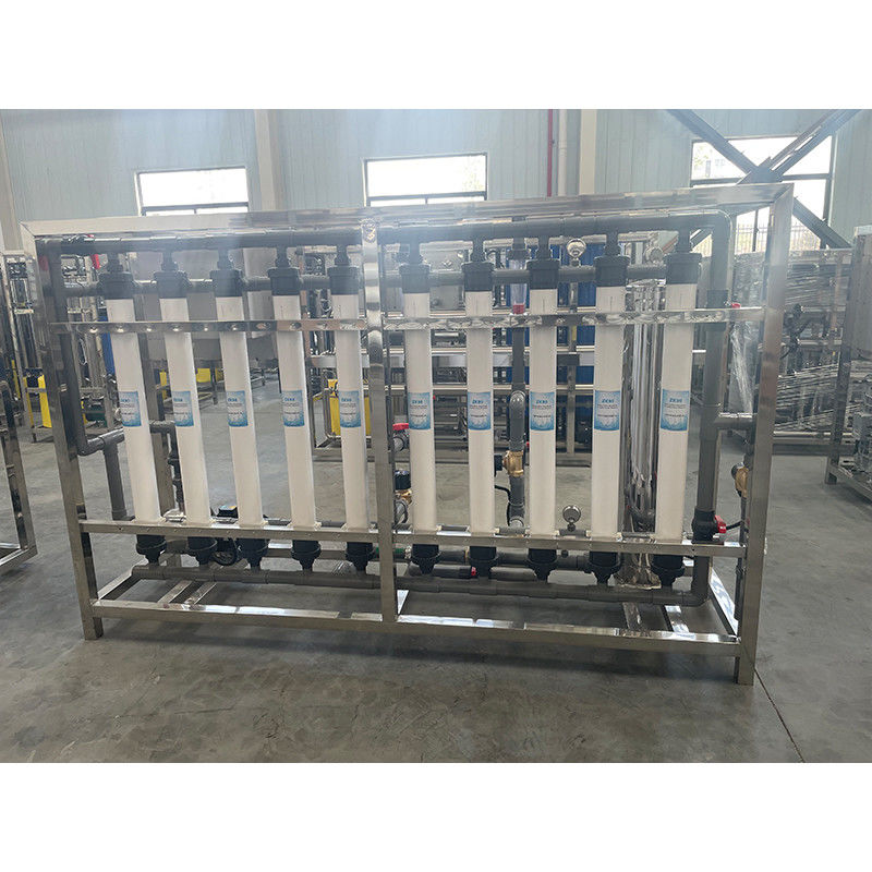 0.2-0.4MPa Sistema de filtración UF de tratamiento de agua por membrana MBR PVDF reforzado