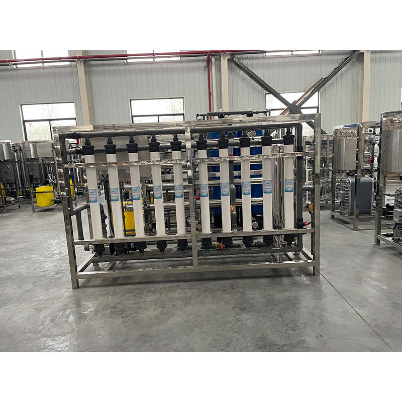 0.2-0.4MPa Sistema de filtración UF de tratamiento de agua por membrana MBR PVDF reforzado