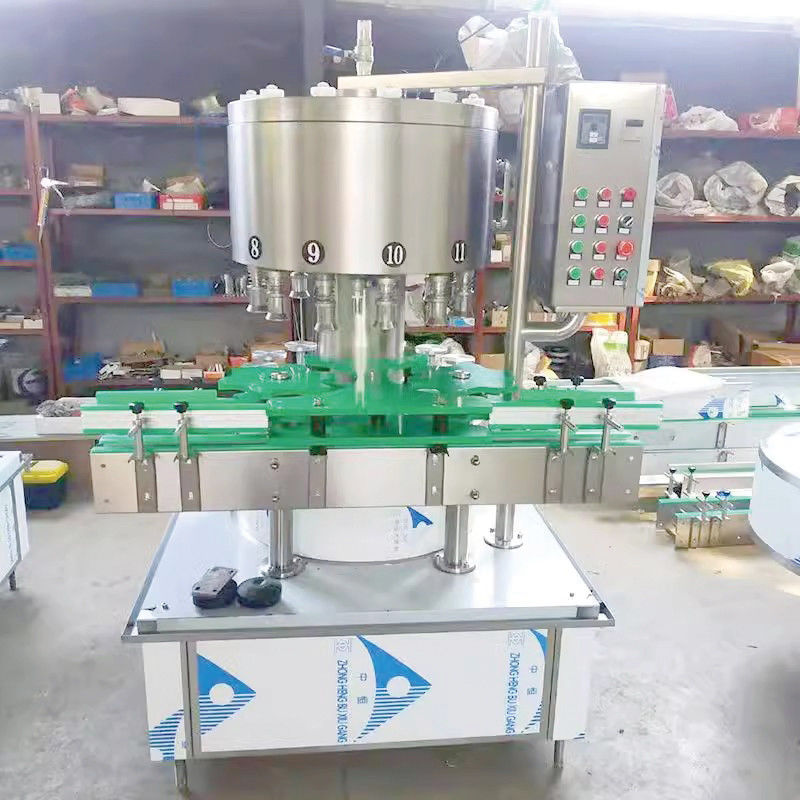 Máquina de llenado de líquido para embalaje de agua mineral pura en línea de producción automática