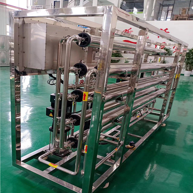 Instalación de filtración RO de 2L/hora Sistema de doble ósmosis inversa para la industria del agua mineral