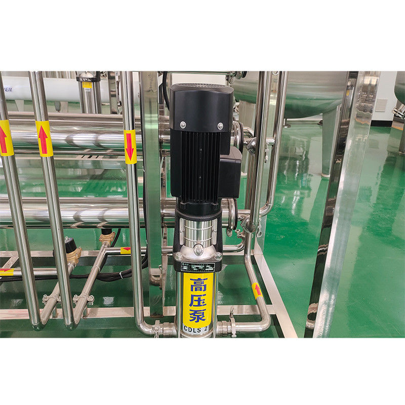Instalación de filtración RO de 2L/hora Sistema de doble ósmosis inversa para la industria del agua mineral