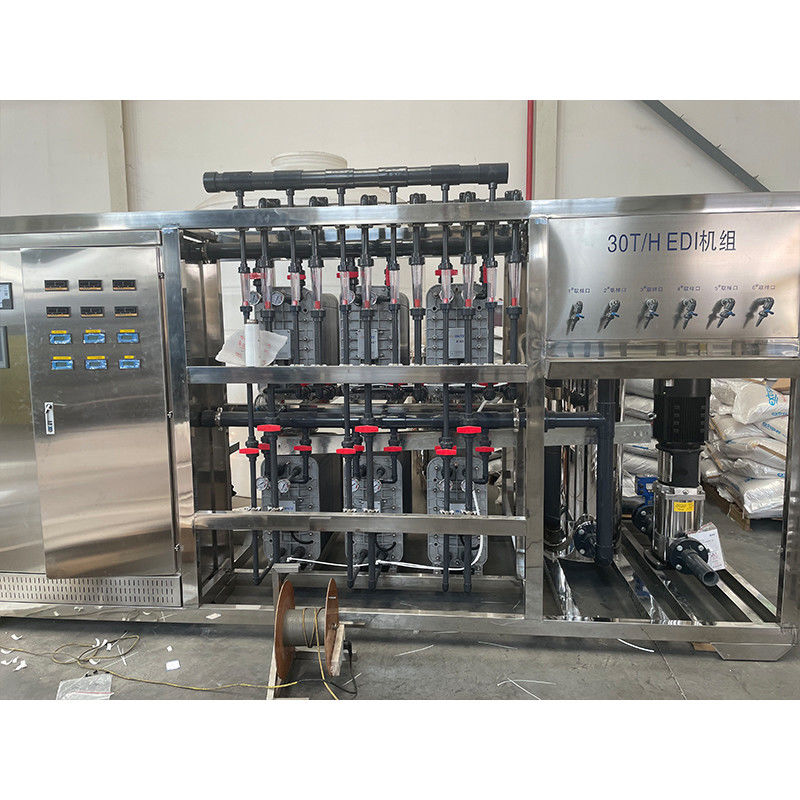 30T EDI 30000LH Máquina de purificación de agua con filtro de membrana de ultrafiltración para uso industrial