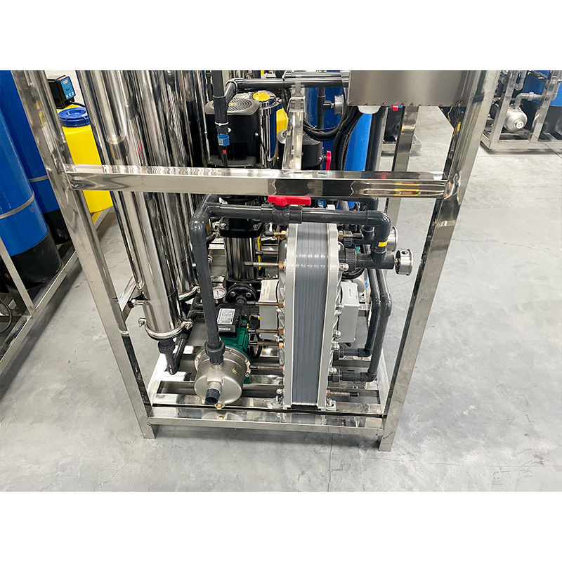 Equipo de agua ultrapura EDI de doble etapa de 500L para purificación industrial y médica