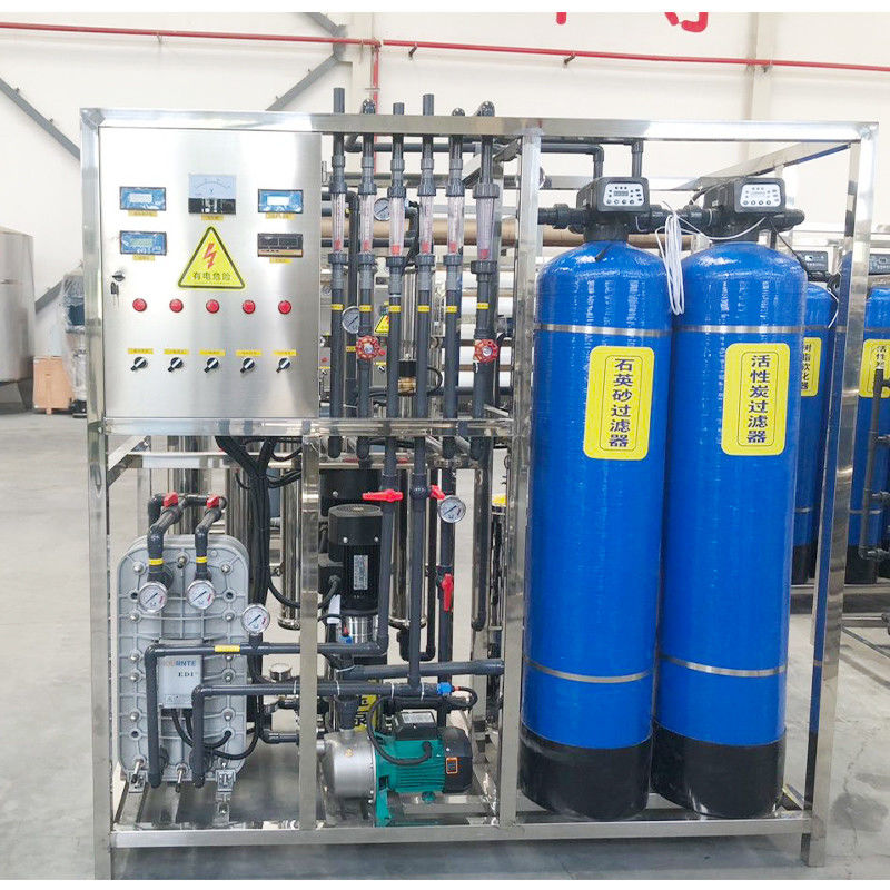 UF Módulo 0.0001-0.001um 500LPH Sistema de tratamiento de agua EDI RO ultrapuro purificado para agua