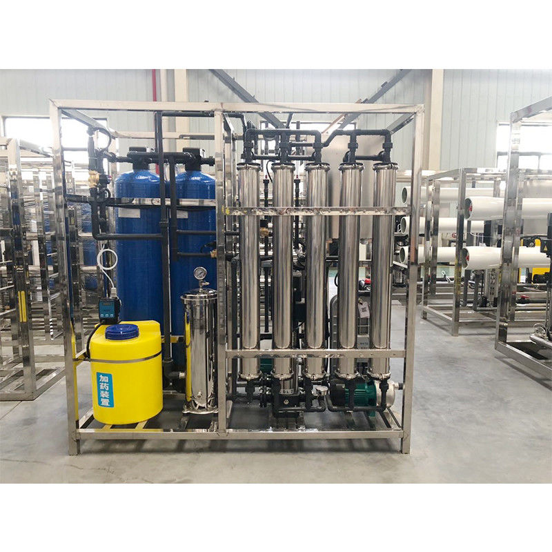 UF Módulo 0.0001-0.001um 500LPH Sistema de tratamiento de agua EDI RO ultrapuro purificado para agua