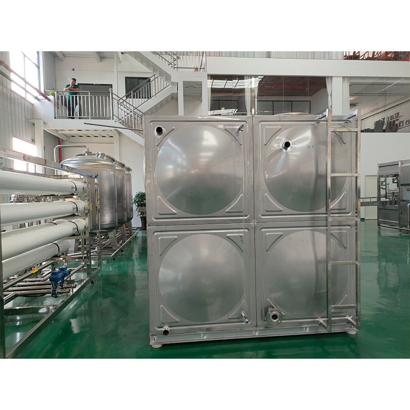 Tanque de almacenamiento de agua potable de acero inoxidable cuadrado rectangular para minería de energía 1000MPa