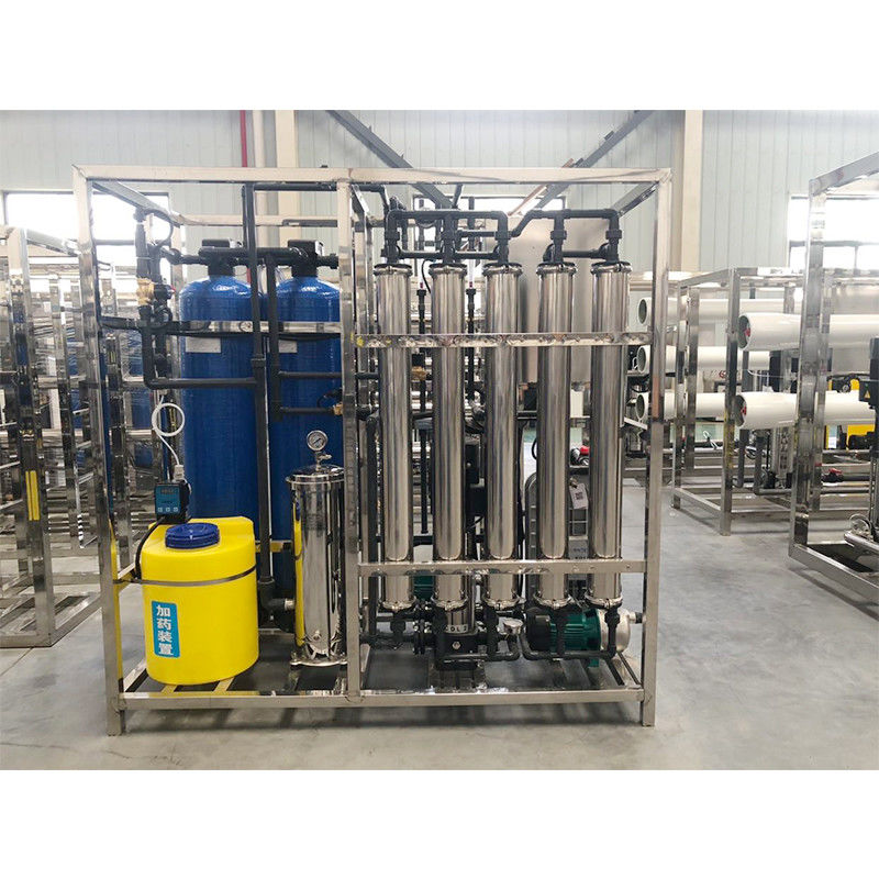 UF Módulo 0.0001-0.001um 500LPH Sistema de tratamiento de agua EDI RO ultrapuro purificado para agua