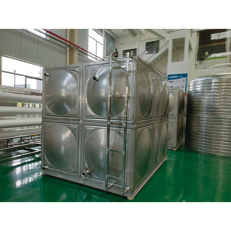 Tanque de almacenamiento de agua potable de acero inoxidable cuadrado rectangular para minería de energía 1000MPa