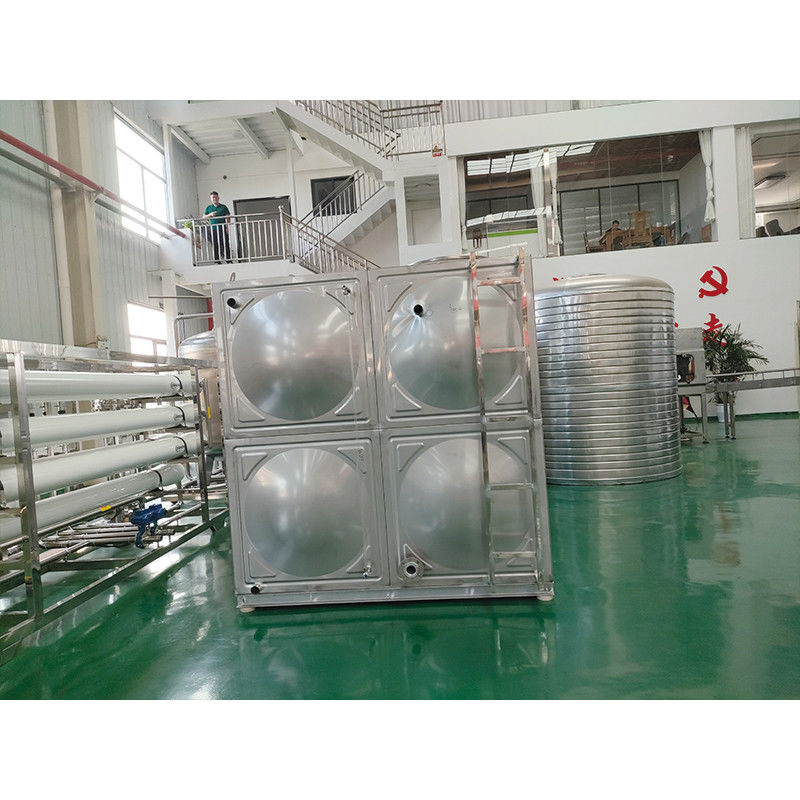 Tanque de almacenamiento de agua potable de acero inoxidable cuadrado rectangular para minería de energía 1000MPa