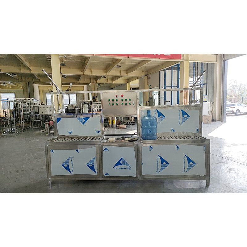 Lavadora de agua de cubo Máquina de producción de llenado y tapón de cubo 2 galones 5 galones