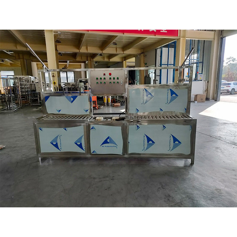 Lavadora de agua de cubo Máquina de producción de llenado y tapón de cubo 2 galones 5 galones
