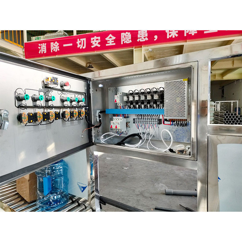 Lavadora de agua de cubo Máquina de producción de llenado y tapón de cubo 2 galones 5 galones