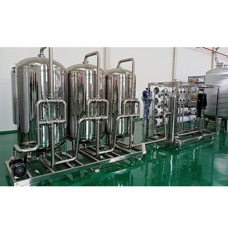 Purificador de agua RO industrial de una sola etapa para el tratamiento de agua mineral de consumo