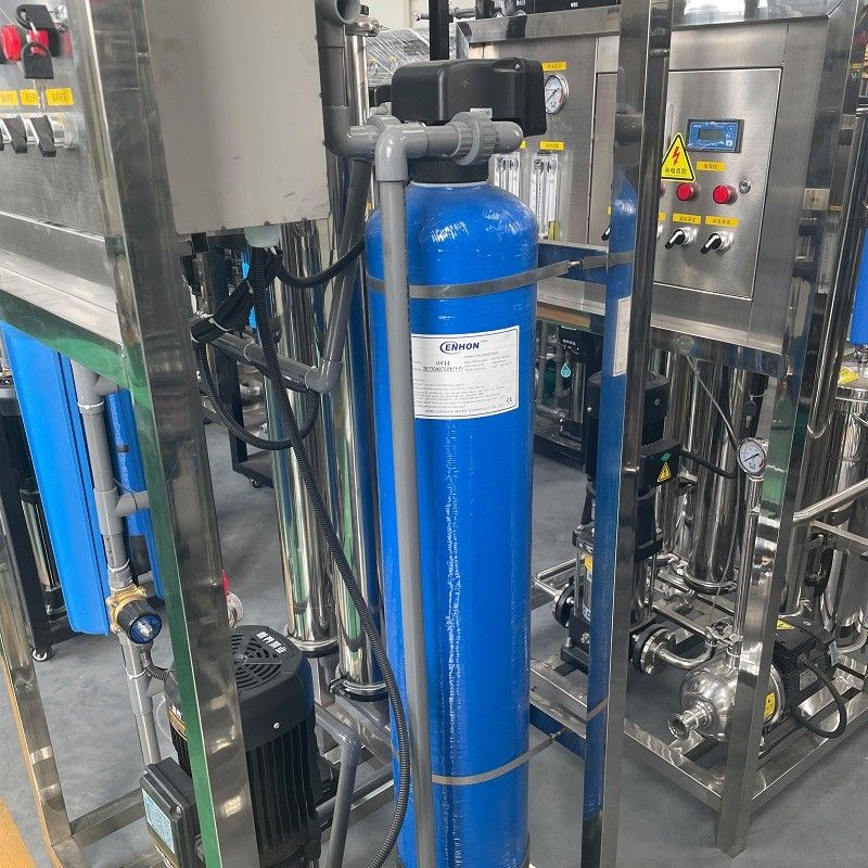 Mini sistema de purificación de filtros de agua por ósmosis inversa con una productividad de 500L/hora