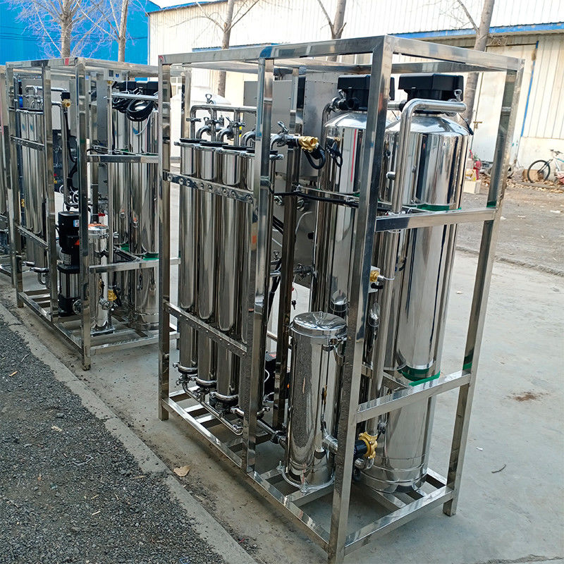 Máquina de purificación industrial de acero inoxidable/FRP para filtro de agua 500LPH
