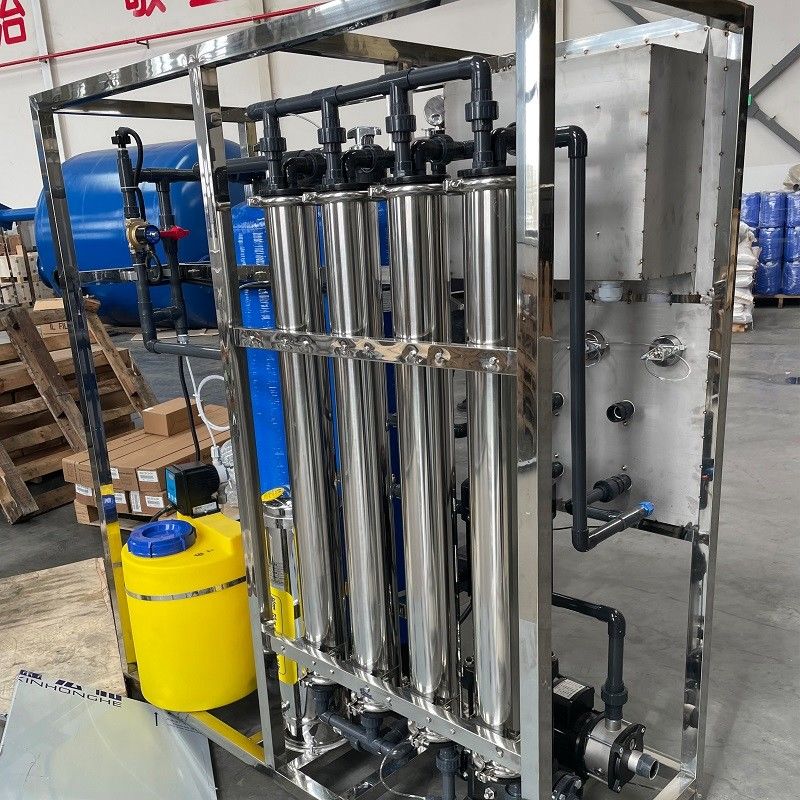 Sistema de filtro de agua RO industrial con filtro de carbono activado y purificación del agua
