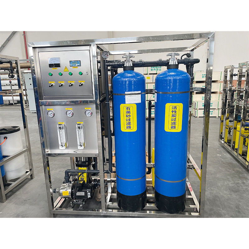 1L/H Equipo de depuración de agua RO de dos etapas para el tratamiento de desalinización de agua de mar