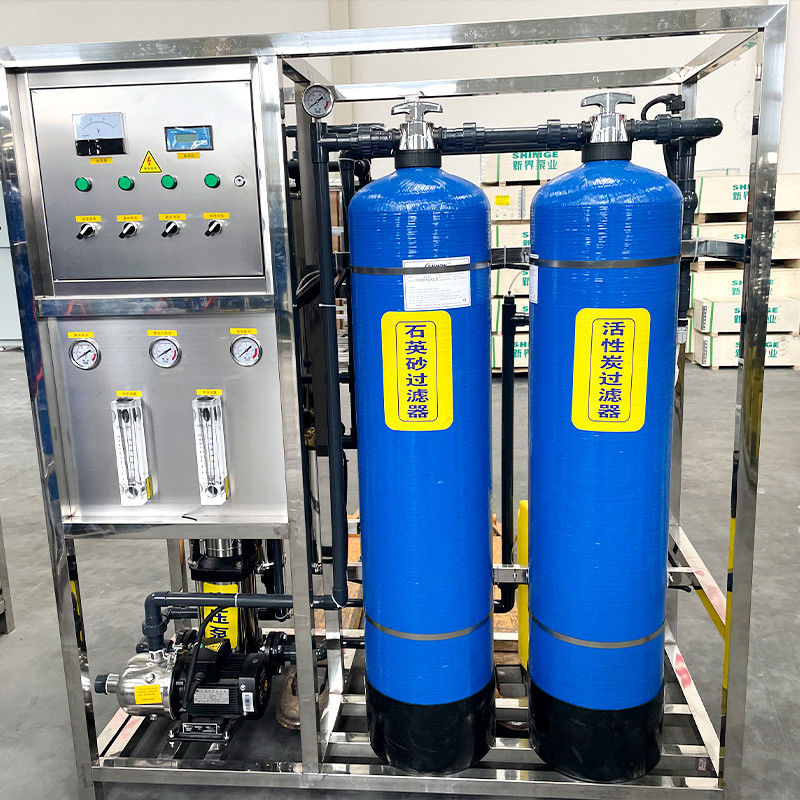 380V/1.5Kw Sistema de filtro de agua RO 1000L Instalación de filtración Purificación Osmosis inversa