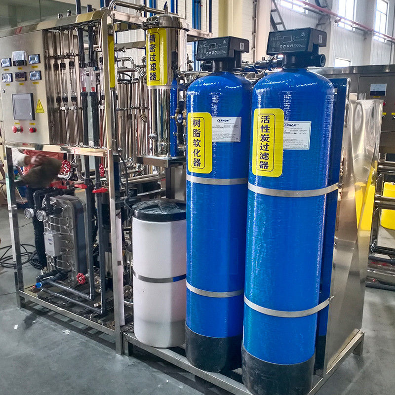 380V/1.5Kw Sistema de filtro de agua RO 1000L Instalación de filtración Purificación Osmosis inversa