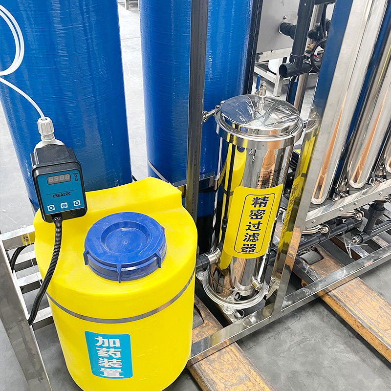 380V/1.5Kw Sistema de filtro de agua RO 1000L Instalación de filtración Purificación Osmosis inversa