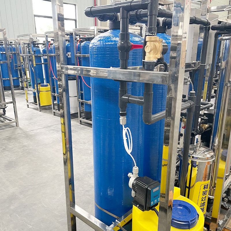 380V/1.5Kw Sistema de filtro de agua RO 1000L Instalación de filtración Purificación Osmosis inversa