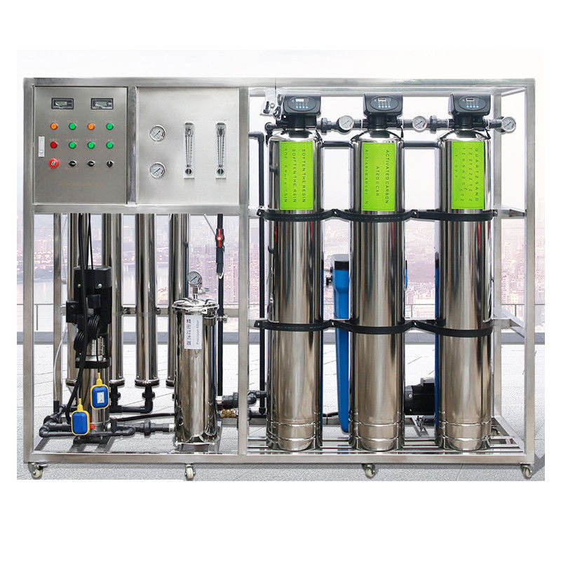 380V/1.5Kw Sistema de filtro de agua RO 1000L Instalación de filtración Purificación Osmosis inversa