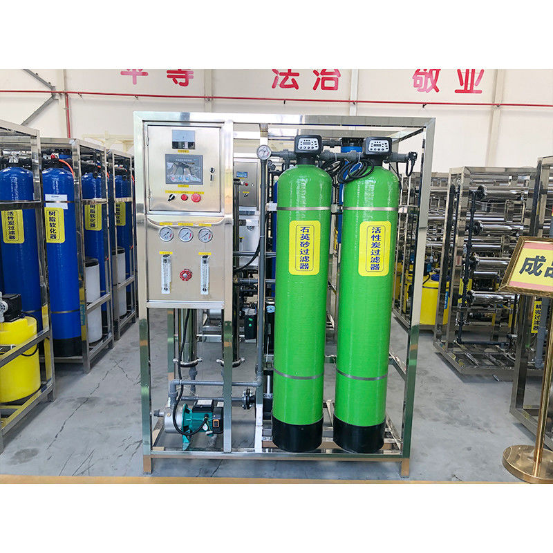 Sistema de purificación de agua destilada de 500L con motor y membrana de filtro de plantas