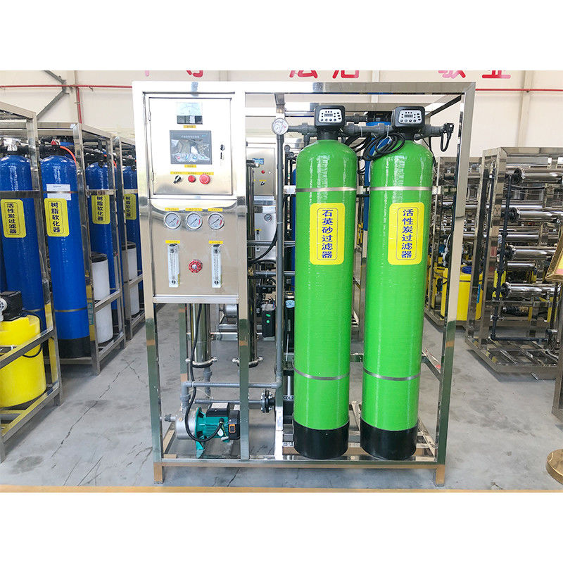 Sistema de purificación de agua destilada de 500L con motor y membrana de filtro de plantas