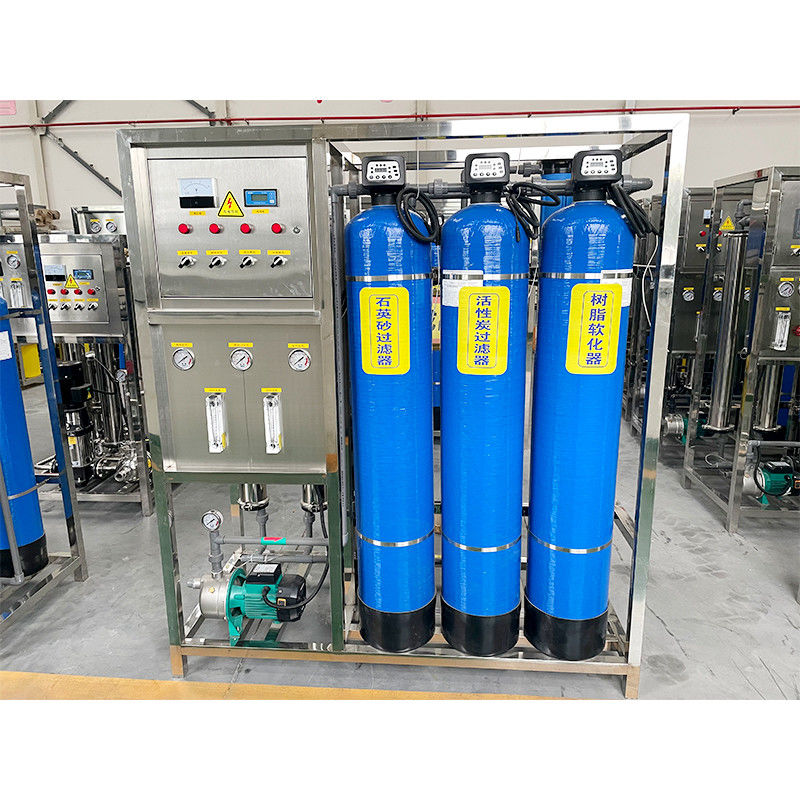Sistema de tratamiento industrial de RO, planta de purificación de filtros, máquina de ósmosis inversa de 500L